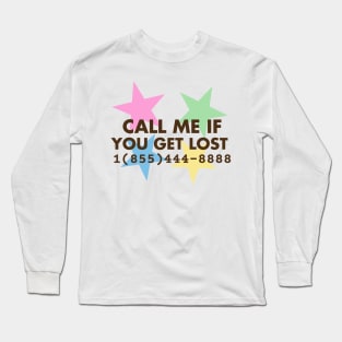 Tyler The Creator CALL ME IF YOU GET LOST Setlist Design Long Sleeve T-Shirt